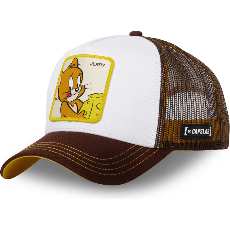weisse-und-braune-trucker-kappe-jerry-che-ct-looney-tunes-von-capslab