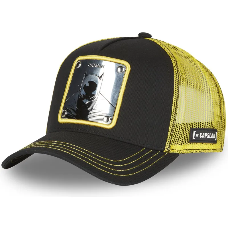 schwarze-und-gelbe-batman-bat3-dc-comics-trucker-cap-von-capslab