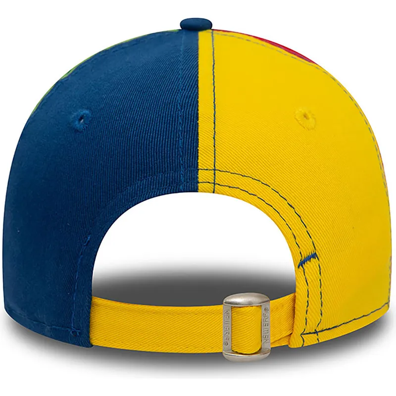 siltovka-zaoblena-viacfarebna-nastavitelny-pre-deti-9forty-block-new-york-yankees-mlb-new-era