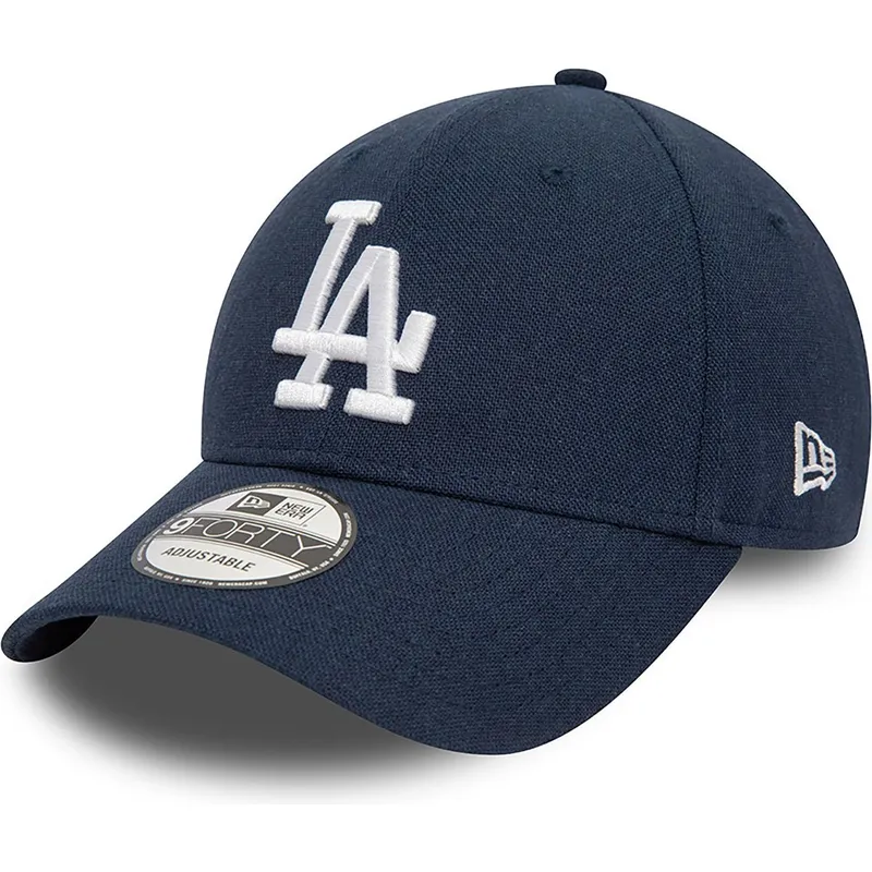 siltovky-zaoblena-tmavomodra-nastavitelny-pasik-9forty-linen-los-angeles-dodgers-mlb-new-era