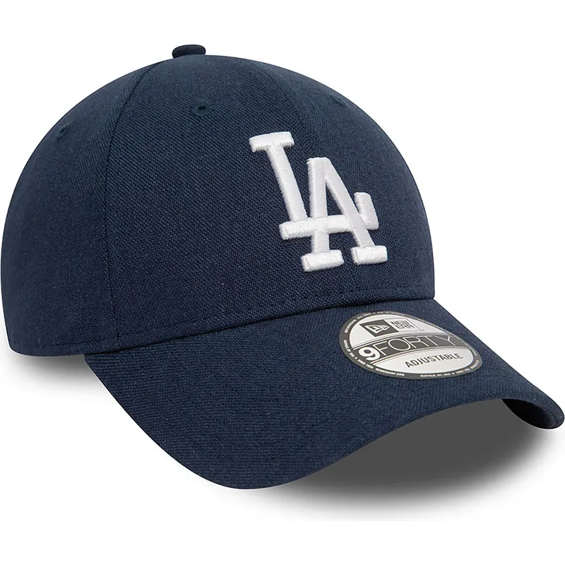 siltovky-zaoblena-tmavomodra-nastavitelny-pasik-9forty-linen-los-angeles-dodgers-mlb-new-era