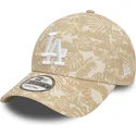 siltovka-zaoblena-hneda-nastavitelny-9forty-summer-all-over-print-los-angeles-dodgers-mlb-new-era