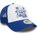 siltovka-zaoblena-modra-snapback-a-frame-frame-graphic-ice-cream-los-angeles-new-era