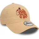 siltovka-zaoblena-hneda-nastavitelny-9twenty-floral-new-york-yankees-mlb-new-era