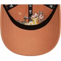 siltovka-zaoblena-hneda-nastavitelny-9twenty-floral-los-angeles-dodgers-mlb-new-era