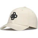 cap-zaoblena-beige-adjustable-strap-oblack