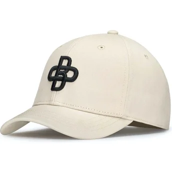 Cap zaoblená beige adjustable strap Oblack