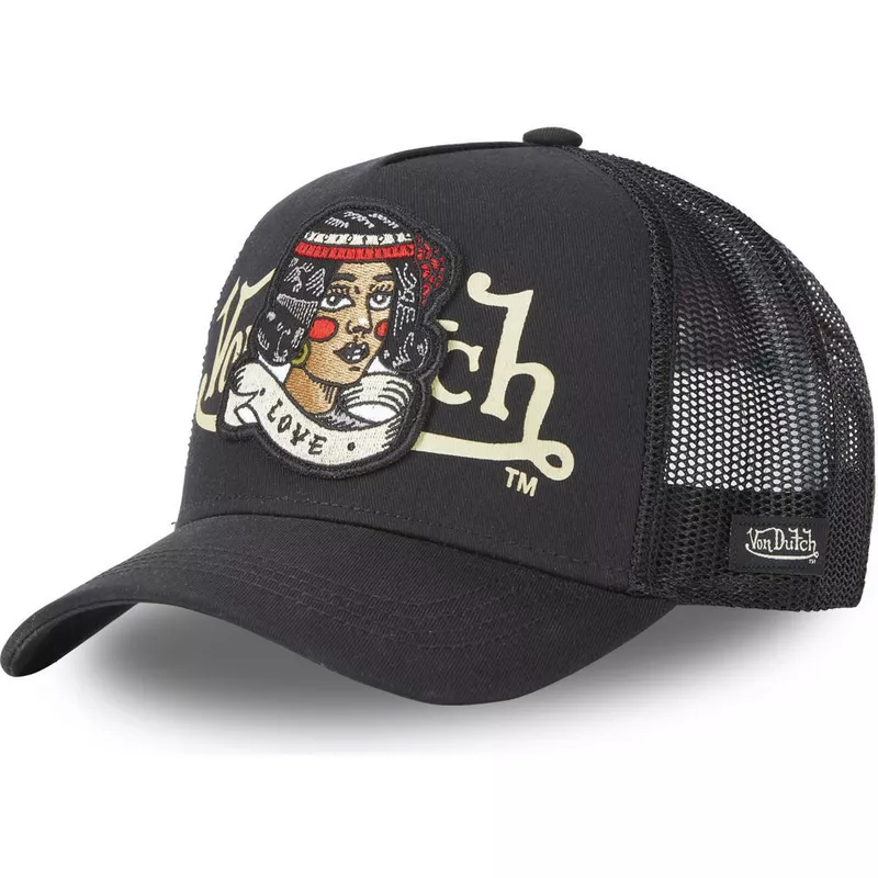 von-dutch-love-nr-black-trucker-hat