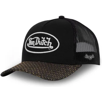 Cap zaoblená black snapback Von Dutch
