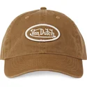 braune-verstellbare-curved-cap-log-arg-von-von-dutch
