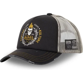 Cap zaoblená black snapback Von Dutch