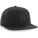 siltovka-rovna-cierna-snapback-chicago-blackhawks-nhl-47-brand