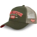 siltovka-zaoblena-zelena-snapback-col-von-dutch