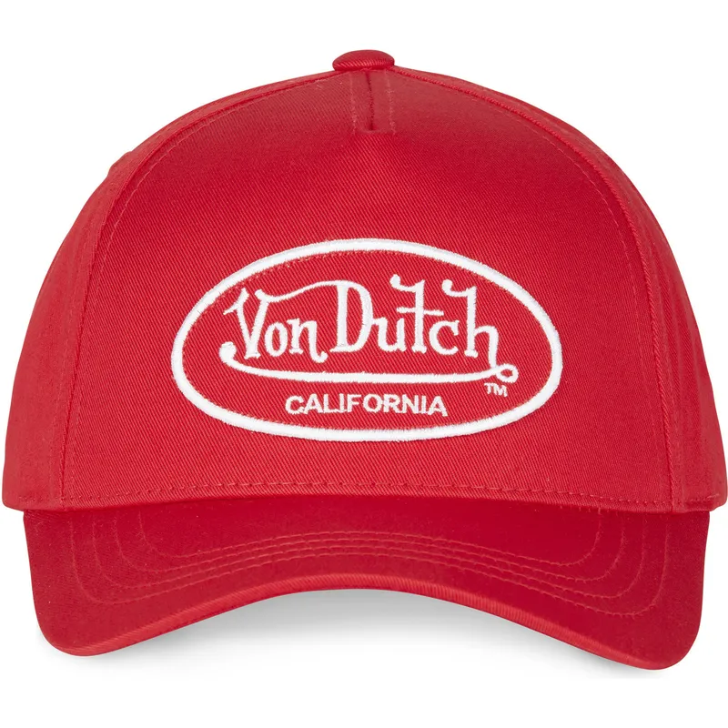 rote-verstellbare-curved-cap-lof-c6-von-von-dutch