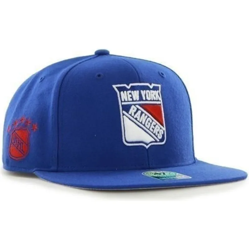 cap-rovna-blue-snapback-new-york-rangers-nhl-47-brand