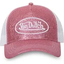 cap-zaoblena-pink-snapback-von-dutch