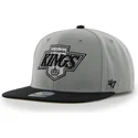 siltovka-rovna-siva-snapback-los-angeles-kings-nhl-47-brand