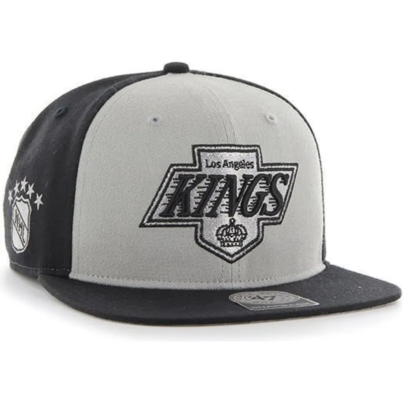 siltovky-rovna-siva-snapback-los-angeles-kings-nhl-47-brand