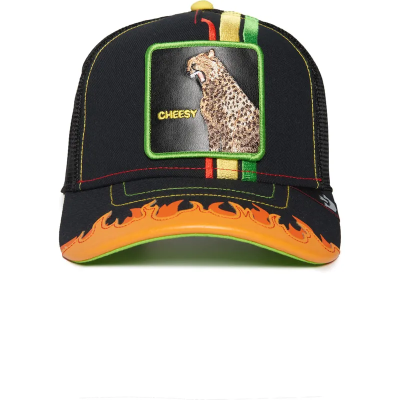 trucker-cap-schwarz-gepard-cheesy-dangerously-supercharged-the-farm-von-goorin-bros