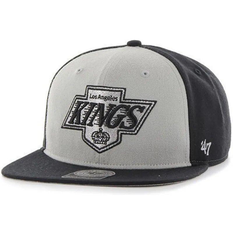 siltovky-rovna-siva-snapback-los-angeles-kings-nhl-47-brand
