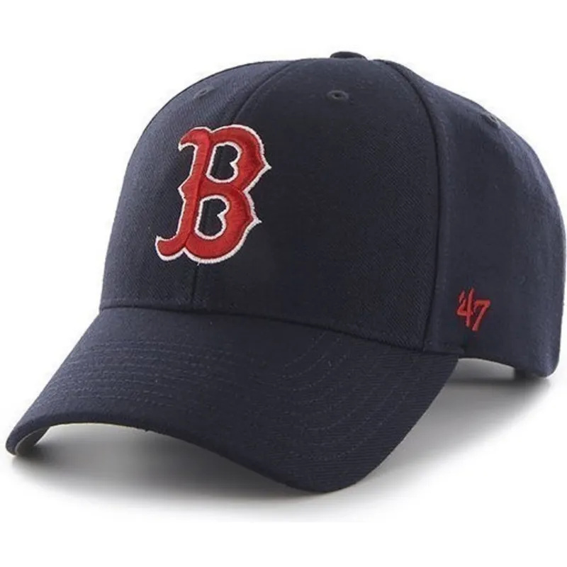 siltovka-zaoblena-tmavomodra-nastavitelny-boston-red-sox-mlb-47-brand