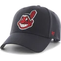 siltovka-zaoblena-tmavomodra-nastavitelny-cleveland-indians-mlb-47-brand