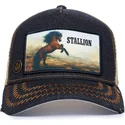 siltovky-zaoblena-kamionista-cierna-snapback-caballo-stallion-model-no-5741110n-rodeo-the-farm-the-farm-de-goorin-bros