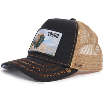 Šiltovka zaoblená čierna snapback Tough Model No. 70U9H Rodeo The Farm Goorin Bros.