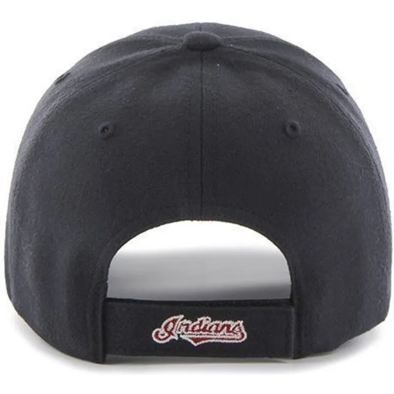 siltovka-zaoblena-tmavomodra-nastavitelny-cleveland-indians-mlb-47-brand
