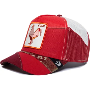 Gorra trucker roja gallo Cock Courage Farmigami The Farm...