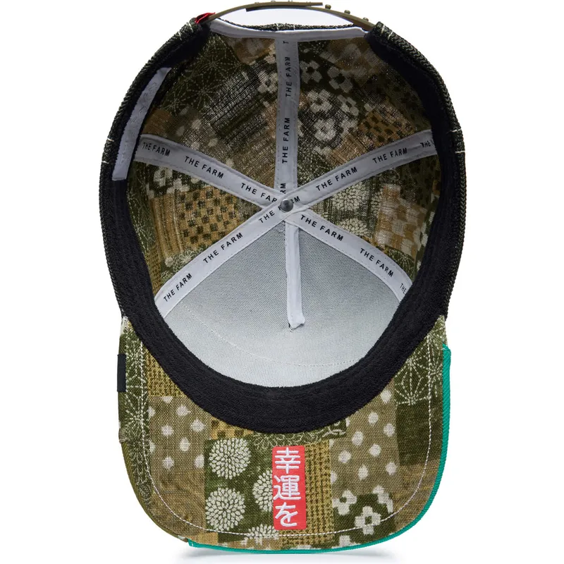 siltovka-zaoblena-zelena-snapback-lucky-good-luck-farmigami-the-farm-goorin-bros