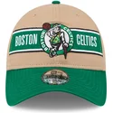 verstellbare-braun-grune-9twenty-draft-2024-boston-celtics-nba-kappe-von-new-era