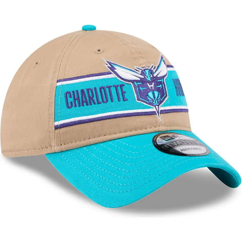 siltovka-zaoblena-hneda-nastavitelny-9twenty-draft-2024-charlotte-hornets-nba-new-era