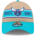 siltovka-zaoblena-hneda-nastavitelny-9twenty-draft-2024-charlotte-hornets-nba-new-era