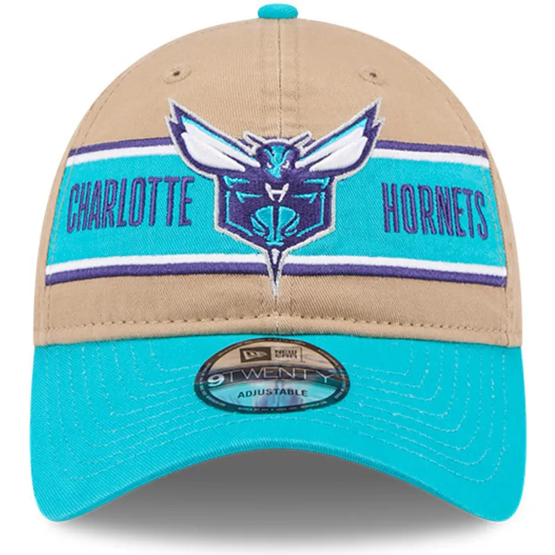 siltovka-zaoblena-hneda-nastavitelny-9twenty-draft-2024-charlotte-hornets-nba-new-era