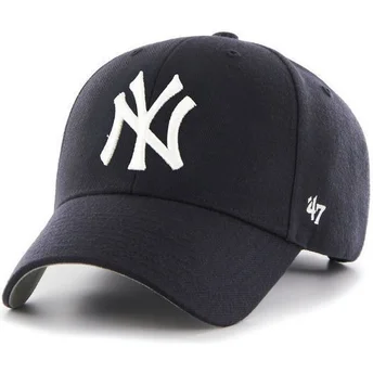 cap-zaoblena-navy-blue-adjustable-strap-new-york-yankees-mlb-47-brand