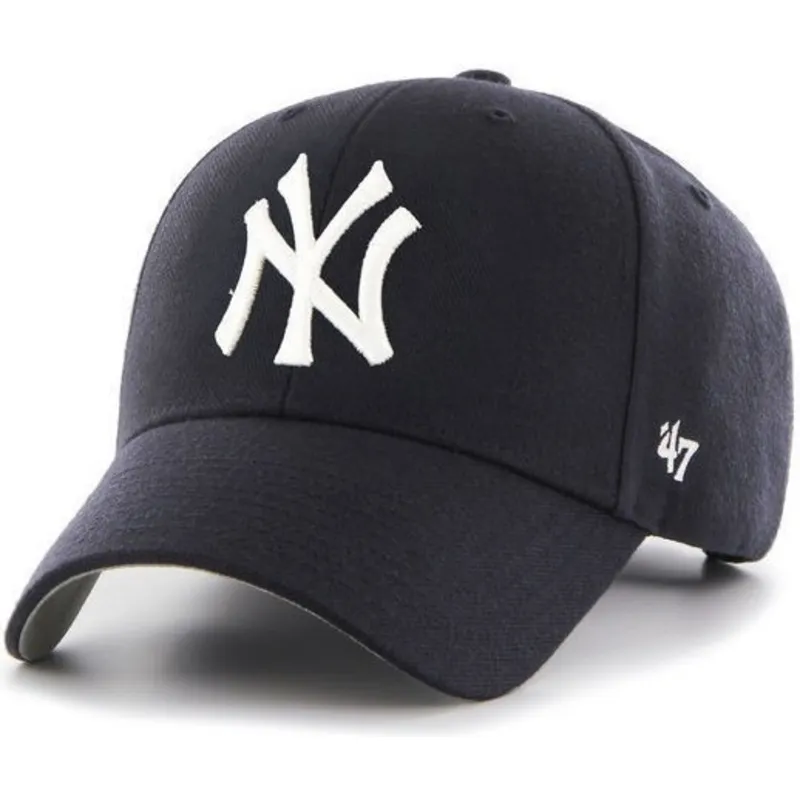 cap-zaoblena-navy-blue-adjustable-strap-new-york-yankees-mlb-47-brand cap-zaoblena-navy-blue-adjustable-strap-new-york-yankees-mlb-47-brand