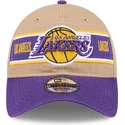 cap-zaoblena-brown-adjustable-strap-9twenty-draft-2024-los-angeles-lakers-nba-new-era