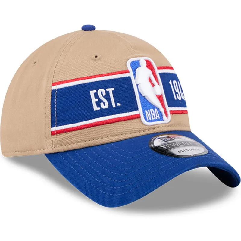 cap-zaoblena-brown-adjustable-strap-9twenty-draft-2024-nba-new-era