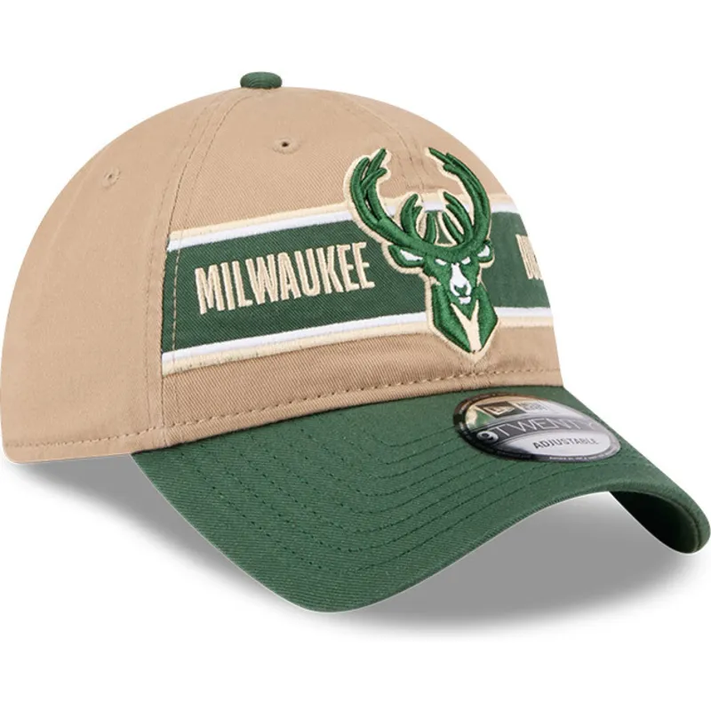 siltovka-zaoblena-hneda-nastavitelny-9twenty-draft-2024-milwaukee-bucks-nba-new-era