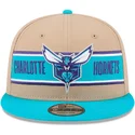 siltovka-rovna-hneda-snapback-9fifty-draft-2024-charlotte-hornets-nba-new-era