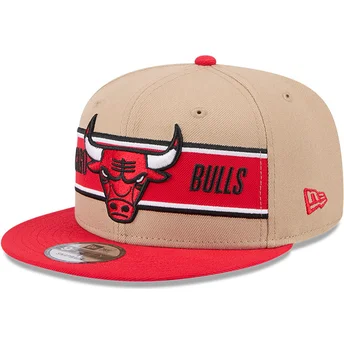 Cap rovná brown snapback 9FIFTY Draft 2024 Chicago Bulls NBA New Era