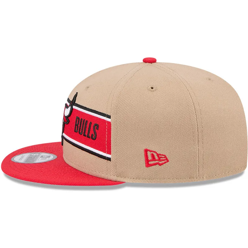cap-rovna-brown-snapback-9fifty-draft-2024-chicago-bulls-nba-new-era