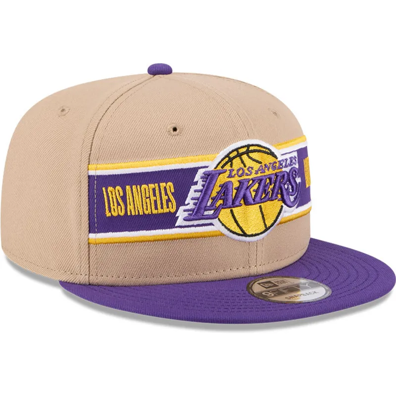 cap-rovna-brown-snapback-9fifty-draft-2024-los-angeles-lakers-nba-new-era