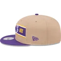 siltovka-rovna-hneda-snapback-9fifty-draft-2024-los-angeles-lakers-nba-new-era