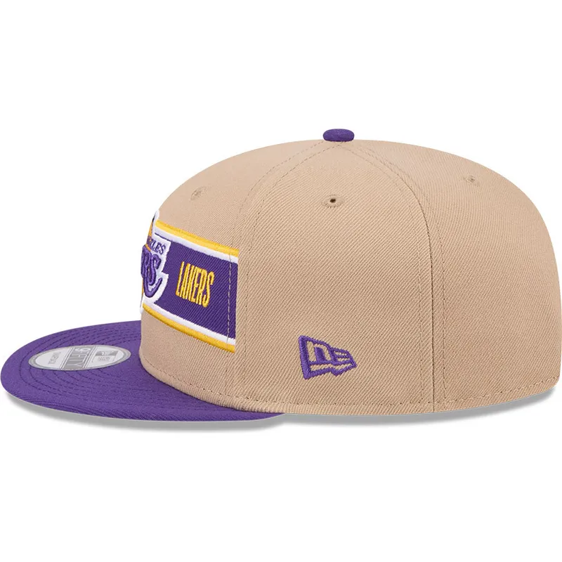cap-rovna-brown-snapback-9fifty-draft-2024-los-angeles-lakers-nba-new-era