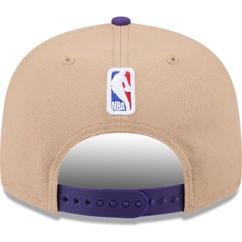 cap-rovna-brown-snapback-9fifty-draft-2024-los-angeles-lakers-nba-new-era