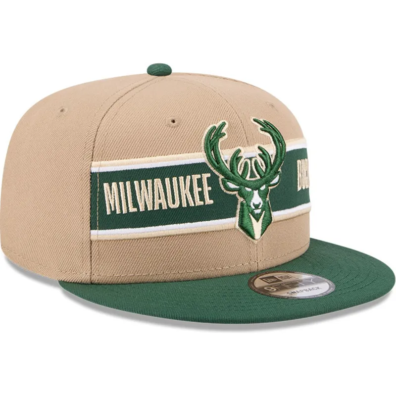 siltovka-rovna-hneda-snapback-9fifty-draft-2024-milwaukee-bucks-nba-new-era