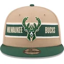 siltovka-rovna-hneda-snapback-9fifty-draft-2024-milwaukee-bucks-nba-new-era