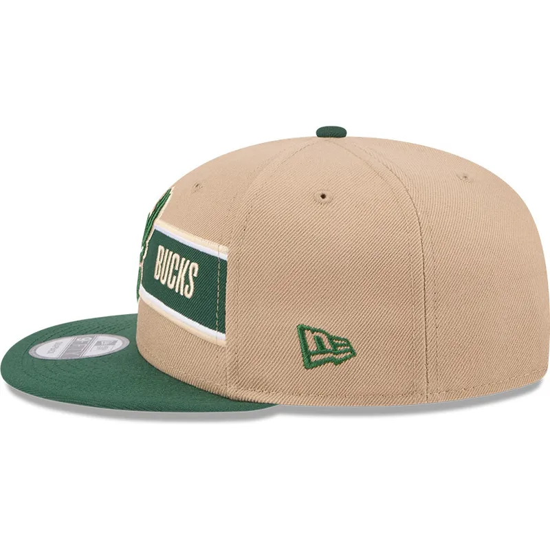 siltovka-rovna-hneda-snapback-9fifty-draft-2024-milwaukee-bucks-nba-new-era